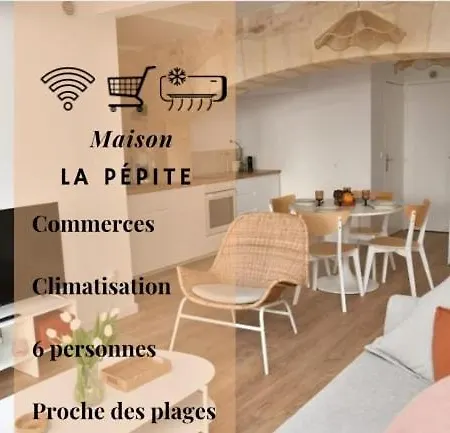 103 - La Pepite - 2 Chambres, Climatisation, Wifi, 6 Pers * Mauguio